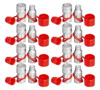 VEVOR Attacco rapido idraulico Corpo 1/2" Accoppiatore idraulico 1/2" NPT Attacco rapido Attacco rapido 8 coppie Attacco rapido idraulico 27,6 MPa 8 coppie