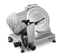 VEVOR Affettatrice Elettrica per Carne, Affettatrice per Prosciutto 240 W Spessore di Taglio Regolabile da 0-12 mm, Lama in Acciaio al Carbonio 250 mm, Salsicce Pane Formaggio Salumi Prosciutto