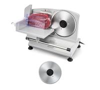 VEVOR Affettatrice elettrica per casa e carne congelata – 150 W, lama 17 cm, spessore 0–15 mm