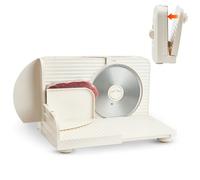 VEVOR Affettatrice Elettrica per Carne Congelata per Casa da 180 W con Lama da 17 cm, Affettatrice con Spessore Regolabile da 0 a 15 mm, per Carne Congelata, Prosciutto, Bistecca di Prima Qualità