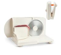 VEVOR Affettatrice Elettrica per Carne Congelata per Casa da 180 W con Lama da 17 cm, Affettatrice con Spessore Regolabile da 0 a 15 mm, per Carne Congelata, Prosciutto, Bistecca di Prima Qualità