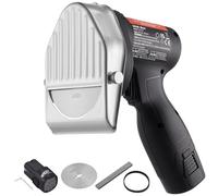 VEVOR Affettatrice Kebab 80 W Affettatrice Kebab, Coltello elettrico a batteria Coltello Gyros, Coltello Shawarma Kebab turco 0-8 mm, Affettatrice Kebab commerciale con lame da 100 mm Nero