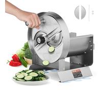 VEVOR Affettatrice Manuale per Frutta Verdura 0-0,5 cm Spessore Regolabile