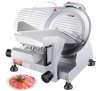 VEVOR Affettatrice Professionale, Affettatrice Elettrica per Gastronomia 320W, Affettatrice Elettrica per Alimenti Lama in Acciaio al Carbonio da 12 Pollici, Affettatrice 350-400 Giri/min, Spesso