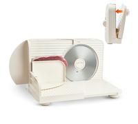 VEVOR Affettatrice Elettrica per Carne Congelata per Casa da 180 W con Lama da 17 cm, Affettatrice con Spessore Regolabile da 0 a 15 mm, per Carne Congelata, Prosciutto, Bistecca di Prima Qualità