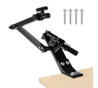 VEVOR Affilatrice per Lame per Tosaerba, Strumento di Affilatura Regolabile da 15° a 45° con 4 PerniAdattatori, con Cuscinetti a Sfera e Impugnatura Allargata da 25 mm, 320 x 250 x 70 mm