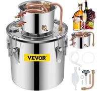 VEVOR Alambic Distillatore Alcol Moonshine 5 Gal FAI DA TE Ancora In Acciaio Rame Casa Brew Acqua Vino Olio Essenziale Kit di Preparazione