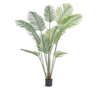 VEVOR Albero Artificiale, 1,8 m Pianta Finta Areca Palma Noce di Betel Realistica, Materiale PE Sicuro e Protezione Anti-Ribaltamento, Decorazione per Casa Ufficio Centri Commerciali Interni Esterni