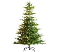 VEVOR Albero Natale 1,98 m Albero Artificiale Preilluminato 350 LED 900 Punte