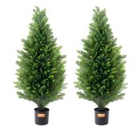 VEVOR Albero Topiario di Cedro Artificiale Alto 91,4 cm Realistiche Piante in