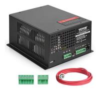 VEVOR Alimentatore Laser CO2 60 W, Alimentatore Tubo Laser da 60 W, Protezione a Corrente Costante, Protezione da Circuito Aperto, Dissipazione del Calore, Compatibile con Incisori Taglierine Laser