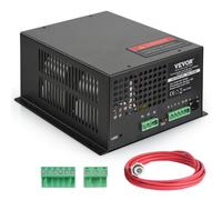 VEVOR Alimentatore Laser CO2 60 W, Alimentatore Tubo Laser da 60 W, Protezione a Corrente Costante, Protezione da Circuito Aperto, Dissipazione del Calore, Compatibile con Incisori Taglierine Laser