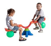 VEVOR Altalena per Bambini, Capacità di 25 kg per Posto, Altalena Girevole con Maniglie, Attrezzatura da Parco Giochi all'Aperto, Giocattoli da Esterno, Girevole a 360 Gradi Multicolore 2 Posti