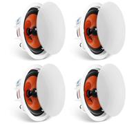 VEVOR Altoparlanti da Soffitto 205 mm, 100 Watt, Sistema di Altoparlanti da Incasso a Soffitto da Parete con Ompedenza 8Ω Sensibilità 89dB, per Casa Cucina Soggiorno Esterne Coperte 4 Pezzi