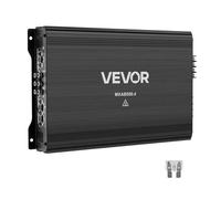 VEVOR Amplificatore Audio Auto 4 Canali Classe AB Larghezza Banda 10 Hz-50 kHz