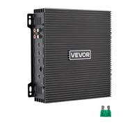 VEVOR Amplificatore Audio per Auto 2 Canali Potenza a Ponte Classe AB da 12V, Amplificatore per Auto Riduzione della Distorsione max. 2x300 W a 4 Ohm max. 2x600 W a 2 Ohm, Berline SUV Pick-Up