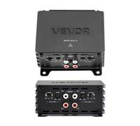 VEVOR Amplificatore Audio per Auto a 4 Canali Amplificatore a Ponte di Classe D max. 4x110 W a 4 Ohm/4x160 W a 2 Ohm, Tensione Nominale 14,4V CC Larghezza di Banda 10 Hz-30 kHz per Veicoli SUV