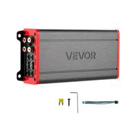 VEVOR Amplificatore Audio per Auto a 4 Canali Potenza a Ponte di Classe D max. 4x272 W a 4 Ohm/4x 400 W a 2 Ohm, Amplificatore per Vericoli Multicanale 14,4V CC Larghezza di Banda 10 Hz-30 kHz