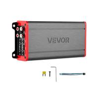 VEVOR Amplificatore Audio per Auto a 4 Canali Potenza a Ponte di Classe D max. 4x272 W a 4 Ohm/4x 400 W a 2 Ohm, Amplificatore per Vericoli Multicanale 14,4V CC Larghezza di Banda 10 Hz-30 kHz