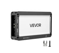 VEVOR Amplificatore Audio per Auto a 4 Canali Potenza a Ponte di Classe D max. 4x500 W a 4 Ohm/4x1000 W a 2 Ohm, Amplificatore per Vericoli Multicanale 14,4V CC Larghezza di Banda 15 Hz-30 kHz