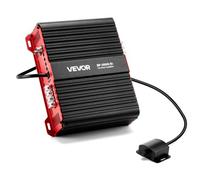 VEVOR Amplificatore Monoblocco per Auto Classe D con Controllo Remoto del Livello del Subwoofer 2000 W, Filtro Passa-Basso, Potenziamento dei Bassi, Spostamento di Fase, Controllo del Volume