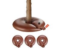 VEVOR Anelli per Irrigazione degli Alberi, 4 Confezioni da 60,6 L 2,6 kg, Sacchetti per Alberi Rilascio Lento 6-9 Ore, Irrigazione delle Piante, Sistema di Gocciolamento Radici 140 mm