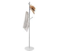 VEVOR Appendiabiti da Terra 370 x 370 x 1730 mm Appendiabiti Indipendente con Base in Marmo Stabile e 8 Ganci, per Ingresso, Camera da Letto, Ufficio, Soggiorno, per Cappotti, Cappelli, Borse