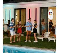 VEVOR Applique da Parete per Esterni, 10 W, 2 Pezzi, Applique da Parete a LED Moderne da 1000 mm, RGB Regolabili 2700 K-6000 K, IP65 Impermeabile, Luce Multi Direzionale, per Veranda, Garage