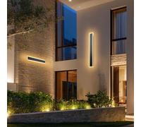 VEVOR Applique da Parete per Esterni, 6 W, 2 Pezzi, Applique da Parete a LED Moderne da 600 mm, Bianco Caldo 3000 K, IP65 Impermeabile, Luce Multi Direzionale, per Veranda, Garage