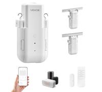 VEVOR Apri Tenda Automatico Controllo APP Telecomando Intelligente Apri Tenda Elettrico, Compatibile con Alexa e Google Home, con Modalità Silenziosa e Timer, per Binario a U/I