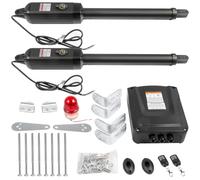 VEVOR Apricancello a Doppia Battente, Apricancello Automatico, Kit Completo Remoto, Apricancello Doppio, Carichi Pesanti Fino a 299,37kg, Cancello Lungo 457 mm, Apricancello Alimentato a CA 50W
