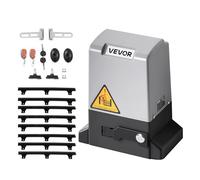 VEVOR Apricancello per Porta a Scorrimento Apricancello per Porta Scorrevole Elettrico da 400 W per Porte Fino a 25 m e 1000 kg, Motore con Cremagliera in Nylon, Sensore a Infrarossi