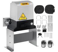 VEVOR Apricancello Scorrevole 1400 kg Cancello Scorrevole Apriporta con 2 Telecomandi, Kit Ferramenta per Cancello Sicurezza, Motore Elettrico per Cancello Scorrevole Velocità di Traslazione 13m/min