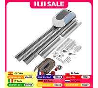 VEVOR Apriporta per garage con trasmissione a catena silenziosa con motore CA estremamente silenzioso, con telecomando, forza di trazione 800/1000 N