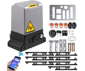 VEVOR Apriporta scorrevole cancello automatico 1800 kg 4 telecomandi controllo