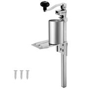 VEVOR Apriscatole Commerciale, Apriscatole Manuale in Acciaio Fuso da Tavolo per Lattine Alte Fino a 30 cm, Regolabile in Altezza con Viti, per Ristoranti e Hotel, 235 x 100 x 660 mm
