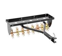 VEVOR Arieggiatore Trainato a Punta per Prato da 820mm con Attacco Universale, Resistente e Antiruggine, Scarificatore a Punta Trainata con Vassoio Bordo Ripiegato, per Trattori Agricoli e da Giardino