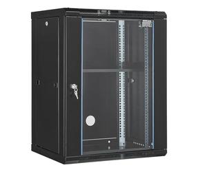VEVOR Armadio di rete per montaggio a parete 15U, armadio per server rack con porta in vetro temperato e pannelli laterali, per apparecchiature IT da 19", dispositivi A/V, capacità massima di carico