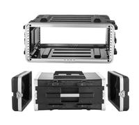 VEVOR Armadio Rack per Server 4U, Armadio Server 4U per Amplificatori Processori Controller Profondità Interna 468 mm Chiusura a Torsione Incassata Pannelli Anteriori Posteriori Rimovibili