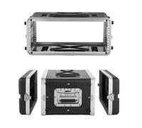 VEVOR Armadio Rack per Server 4U, Armadio Server per Amplificatori Processori Controller Profondità Interna 290 mm, Materiale ABS Chiusura a Torsione Incassata Pannelli Posteriori Anteriori Rimovibili