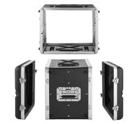 VEVOR Armadio Rack per Server 8U, Armadio Rack per Amplificatori Controller Profondità 310 mm in ABS, Chiusura a Vite Incassate Pannelli Anteriori Posteriori Rimovibili Profondità Interna 290 mm