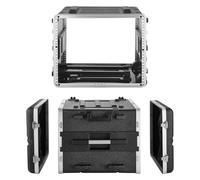 VEVOR Armadio Rack per Server, Armadio per Server 8U con Maniglia Retrattile Struttura in ABS Chiusura a Scatto, Rack per Amplificatore Altezza Montaggio 7U, Profondità Interna 468 mm