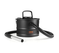 VEVOR Aspiracenere 1200 W Aspirapolvere Griglia Contenitore 15 L per Caminetti