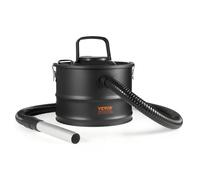 VEVOR Aspiracenere 1200 W Aspirapolvere Griglia Contenitore 15 L per Caminetti