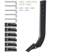 VEVOR Asta per aratura con Lama a Scatola 464 x 209 mm Asta per Raschietto scarificatore 5 Pezzi Asta per Ripper a 4 Fori con Denti e perni Conici Rimovibili per Sostituzione, scavo, aratura