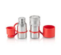 VEVOR Attacchi Idraulici Faccia Piatta 12,7 mm Attacchi per Minipale NPT 1 Paio