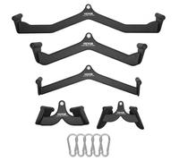 VEVOR LAT Barra per Trazioni Maniglia Attacco V e T Macchina Cavi Palestra Casa