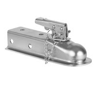 VEVOR Attacco per Rimorchio Dritto, Kit Staffa Attacco per Rimorchio Sfera da 2 Pollici, Capacità 1587,6kg, Attacco per Montaggio in Acciaio Traino di Camper, Camioncino, SUV