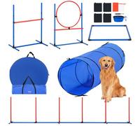 VEVOR Kit di Attrezzi per Addestramento Agilità per Cani 5 Pezzi con Accessori