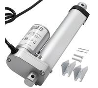 VEVOR Attuatore Lineare 12V, Attuatore Lineare Impermeabile IP54 con Corsa 101,6 mm, 15 mm/s, Attuatori di Movimento 1000 N con Staffe di Montaggio per Scrivania Elevatrice, Poltrone Reclinabili